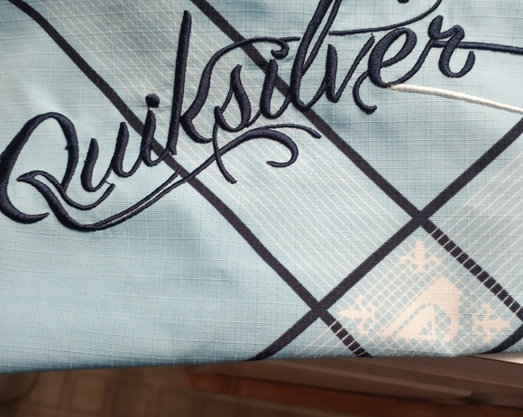 Quicksilver Blue Swim Trunks/Board Shorts Size 30 - Picture 3 of 5